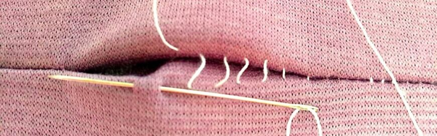 как научиться шить иголкой — потайной стежок